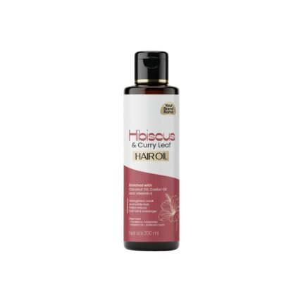 Hibiscus & Curry Leaves Hair Oil