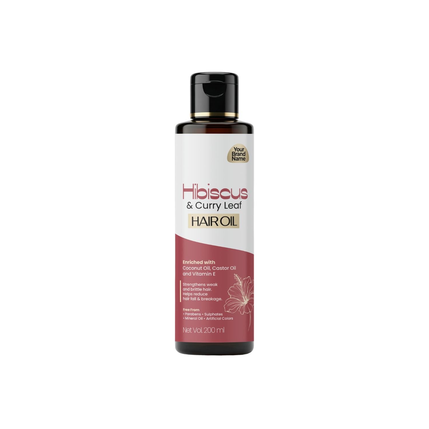 Hibiscus & Curry Leaves Hair Oil Hibiscus & Curry Leaves Hair Oil
